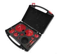 Glomc Lot de 8 outils d'alésoir en plastique pour tuyaux de 1/2 à 4" avec corps en alliage d'aluminium conçu pour enlever les anciens tuyaux en PVC PVC ABS des raccords