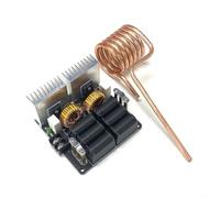 Glomc Machine de chauffage par induction ZVS 1000 W pour fusion et trempe des métaux, entrée 12-48 V CC avec système de refroidissement amélioré, chauffage haute fréquence pour or, argent, cuivre