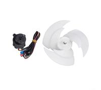 Glomc Moteur de ventilateur à condensateur de réfrigérateur DC 12 V, remplacement direct avec pale de ventilateur pour système de refroidissement LG pour utilisation de réparation du système de