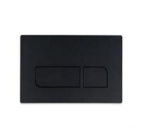 Glomc Panneau de réservoir d'eau dissimulé pour Geberit UP300 JP320, plaque avant de rechange en ABS, facile à installer, accessoire pour réservoir de salle de bain, finition blanche ou noire (noir)