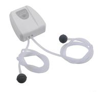 Glomc Pompe à oxygène solaire pour bassin à poissons d'extérieur 3 W avec fonctionnement silencieux et chargement USB, convient pour les aquariums domestiques et l'approvisionnement continu en oxygène