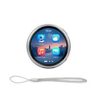 Glomc Pour carte de développement ESP32-S3, avec écran tactile circulaire AMOLED de 4,4 cm, réduction du bruit du micro, WiFi BT 5.0 Type-C pour projets Xiaomi AI argent (avec batterie)