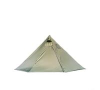 Glomc Pyramid Tente chaude de camping avec cric pour poêle, tipi octogonal de 400 cm pour poêle à bois, abri coupe-vent en toile 210T avec poteaux en aluminium pour la randonnée et la chasse en plein