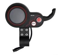 Glomc Qs-S4 Accélérateur avec écran LCD pour trottinettes électriques Zero 8/9/10/8X, 48 V-60 V, boîtier en plastique 6 broches, indicateur de puissance