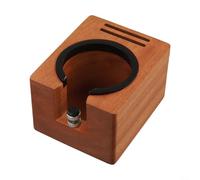 Glomc Station de tassage en bois avec support pour presse à expresso et support d'évier profond pour machines de 51 mm/53 mm/54 mm/58 mm, idéal pour les cafés, les cuisines et les salons de thé (siège