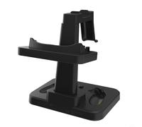 Glomc Support d'affichage VR pour Meta 3 et 3S, support de casque en ABS avec emplacements pour manette et support de lunettes AR, organiseur de bureau de jeu compact (noir)