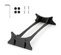 Glomc Support de haut-parleur en acrylique pour JBL pour Boombox 1/2/3, élégant support d'affichage de bureau, étagère audio compacte en ABS noir avec matériel, base de support moderne pour décoration