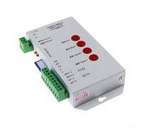 Glomc T-1000S RGB Led Pixel Controller, prend en charge jusqu'à 256 pixels, pour Ws2801 Ws2811 pour Ws2812B Sk6812 et plus, pour carte SD programmable pour scène pour éclairage et