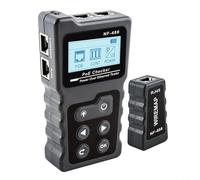 Glomc Testeur de câble réseau, outil Ethernet professionnel pour Cat5E pour Cat6 Cat6A avec pour analyse Poe Afat et fonctions Loopback