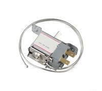 Glomc Thermostat de réfrigérateur argenté Wpf21-Ex 2 broches Sonde 50 cm Contrôle de température de rechange pour pièces