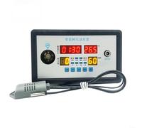 Glomc Thermostat intelligent pour incubateur d'œufs avec rotation automatique, régulateur de température et d'humidité réglable pour éclosion d'œufs de poulet, canard, oie (12 V)