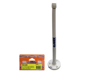 Glomex FM Antenne RA1281 - AM/FM - 300 MM - CAOUTCHOUC - ANTENNE AUTOPORTANTE - 3 M COAXIAL CABLE - Le mode de transmission AM-FM est utilisée pour la VHF - pour des bateaux à voiles que sur les bateaux à moteur