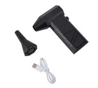 Glomora 130000rpm Mini Ventilateur Turbo avec 2 Buses magnétiques Réglage de Vitesse sans Cordon sans Fil USB Rechargeable électrique Blower (Glomorahso9x-11)