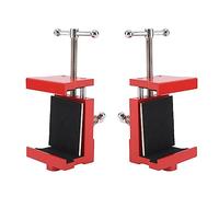 Glomora 2 pièces pinces d'armoire pour cadre de façade, pinces d'installation d'armoire en alliage d'aluminium pour le travail du bois, pince d'armoire portable pour serrer