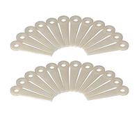 Glomora 24 Pcs Lames De Rechange en Plastique,Lame Coupe Bordure Tondeuse à Gazon,Lames De Rechange pour Coupe Bordure sans Fil,pour Jardin Et Pelouse Coupe Bordures