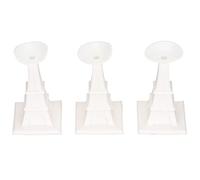 Glomora 3 pièces accessoire et butée de porte de lave-linge, accessoire de porte de machine à laver à chargement frontal, type tour, butée de porte de lave-linge amovible pour (White)