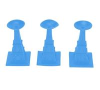 Glomora 3 pièces accessoire et butée de porte de lave-linge, accessoire de porte de machine à laver à chargement frontal, type tour, butée de porte de lave-linge amovible pour (Blue)