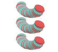 Glomora 3 Strings Red Green Circle Dots Pull Flag Banner Round Garland for Christmas Party Home Shop Decoration ABS Material Festive Holiday Decor