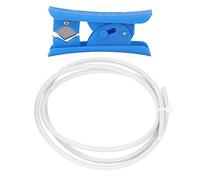Glomora 3D Imprimante PTFE Tube, 3 mètres de chaleur 3D Imprimante 3D Kit avec coupe-tube pour 1,75 mm Fits Fits Driv Drive Extruder 3D Imprimante (White)