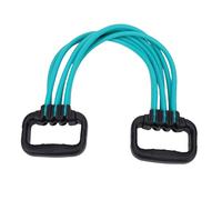 Glomora 6 Tube Adjustable Resistance Band Shoulder Back Chest Muscle Trainer Stretch Workout Exercise Band Green