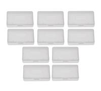Glomora Boîtier de Protection pour Cartouches de Jeu, Etui de Stockage Transparent, Coque de Protection GBA Anti-Poussière, Compatible Game Boy Advance SP, GBA, GBA SP, GBM, 10 Pièces, ABS Transparent