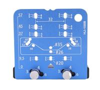 Glomora Cabinet Door Hinge Jig Position Plate,Durable Aluminum Alloy Template for 26mm 35mm Concealed Hinges Accurate Marking Tool for Cabinet Hardware Installation