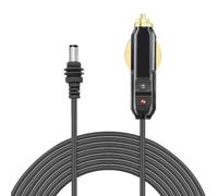 Glomora Câble d'alimentation CC 2 m 18 AWG IP68 Plug and Play Cordon d'alimentation pour Mini antenne Satellite Utilisation extérieure Voiture Camion Bus Bateau Véhicule Marin Caou