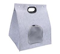 Glomora Carrier Bag Cat Carrying Bag Soft Felt Washable Detachable Portable Pet Nest Bed for Kittens (Light Gray)