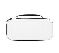 Glomora Carrying Case Fit for Switch 2 2025 Hard Shell Portable Travel Bag with 10 Game Card Slots Accessories Pouch Lightweight Anti Scratch Black (Blanche)
