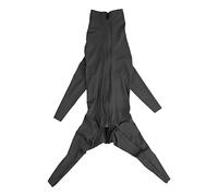 Glomora Combinaison complète pour Chien, Body postopératoire pour Chiens de Taille Moyenne et Grande, Pyjama Anti-léchage avec Fermeture éclair au Dos (S)