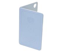 Glomora Foldable kitchen cutting board, portable plastic fruit chopping board, space saving multifunctional for barbecue, picnic, camping (Nordic Grey Blue 20x12.5x0.8cm)