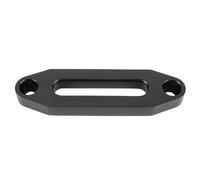 Glomora Guide-câble de treuil de Style Hawse, Pas de Trou Standard de 4,88 Pouces, en Alliage d'aluminium Haute résistance de 3 000 à 4 000 LB, Guide-câble de treuil pour câbles d' (Noire)