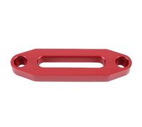 Glomora Guide-câble de treuil de Style Hawse, Pas de Trou Standard de 4,88 Pouces, en Alliage d'aluminium Haute résistance de 3 000 à 4 000 LB, Guide-câble de treuil pour câbles d' (Rouge)