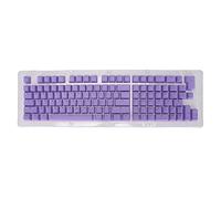 Glomora Keycaps, Mechanical Keyboard Keycaps, PBT 114 Keys Set, Déclenchement Rapide, OEM Highly Two Color Injection Molded Translucent Keycaps, Convient au Clavier de Jeu (Mini Purple)
