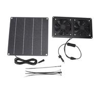 Glomora Kit de ventilateur d'échappement solaire Glomora, 15W monocristallin Silicon Solar Panel d'échappement Échappement Ventilateur de ventilation pour poulailler, serres, hanga