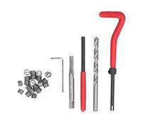 Glomora Kit d'insertion de réparation de filetage HSS Taps Foret Outil de rupture de cosse pour filetages endommagés M10 (M10x1,25mm)