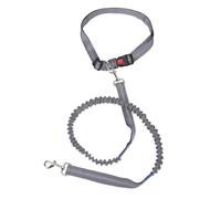 Glomora - Laisse pour Chien, Anneau D Multifonctionnel, Bande réfléchissante, Boucle de Verrouillage Anti-Traction, Corde en Nylon pour Chien, pour la Marche (Gris Bleu)