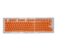Glomora Mechanical Keyboard Keycaps, PBT 114 Keys Set, OEM Highly Two Color Injection Molded Translucent Keycaps (Mini Orange)