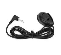 Glomora Microphone Externe Voiture, Microphone 3.5mm pour Autoradio avec Câble 1,2 Mètres, Microphone Externe Anti-Bruit pour Stéréo Voiture, DVD, GPS, Compatible avec JVC, Sony, Kenwood, Alpine