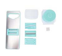 Glomora One Handed Vegetable Cutter Veggie Shredder Vegetable Cutter with Non Slip Base Ergonomic Handle