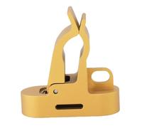 Glomora Pinde de Chariot magnétique Pince en Aluminium Support d'alliage de Support Hold 30 60 Anneaux Strong Magnetic Attachement Taille compacte pour Les Accessoires de voiturette de (Or)