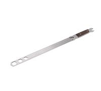 Glomora Règle en acier inoxydable 0-30 cm Règle multifonctionnelle pour la mesure de l'auto-protection