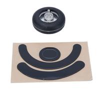 Glomora Roue de Souris de Remplacement pour G403 G603 G703, molette de défilement Noire avec Autocollants de Pieds antidérapants, kit de réparation de poulie de Souris de Jeu caoutchoutée