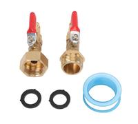 Glomora RV Winterize Blowout Adapter with 1/4in Quick Connect Plug 3/4in Garden Hose Thread for RV Boat Trailer