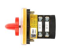 Glomora Sélecteur De Changement, Came Rotative 25 A 380 V : 2 Positions, 6 Bornes, Interrupteur De Verrouillage Universel JYW25-25/2 D2004