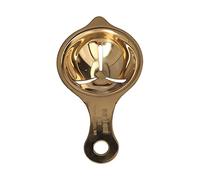Glomora séparateur d'oeufs en acier inoxydable, œuf de jaune de jaune d'oeuf outil d'oeuf diviseur d'oeuf d'oeuf de boulangerie de jaune d'oeuf (Gold)