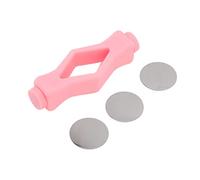 Glomora Silicone Washing Machine Machine, 10x3.5x1,9 cm (3,9x1,4x0,7 pouce), 65 g de poids, comprend 3 feuilles adhésives, protège les portes de la machine à laver des dégâts, (Rosa)