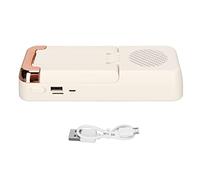 Glomora Stand de téléphone Portable avec Haut-Parleur Bluetooth, empêchez Le Support sans Fil du téléphone Portable Slip HD pour Les tablettes (Glomora3kil-12)
