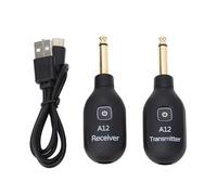 Glomora système de guitare sans fil 2.4GHz 6.35mm prise 30m Distance émetteur et récepteur sans fil pour clavier de violon basse