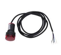Glomora Tachymètre numérique DC 22 mm Tachymètre LED rouge à 4 chiffres RPM Compteur de vitesse pour boîtes de distribution de bateaux Armoires de commande